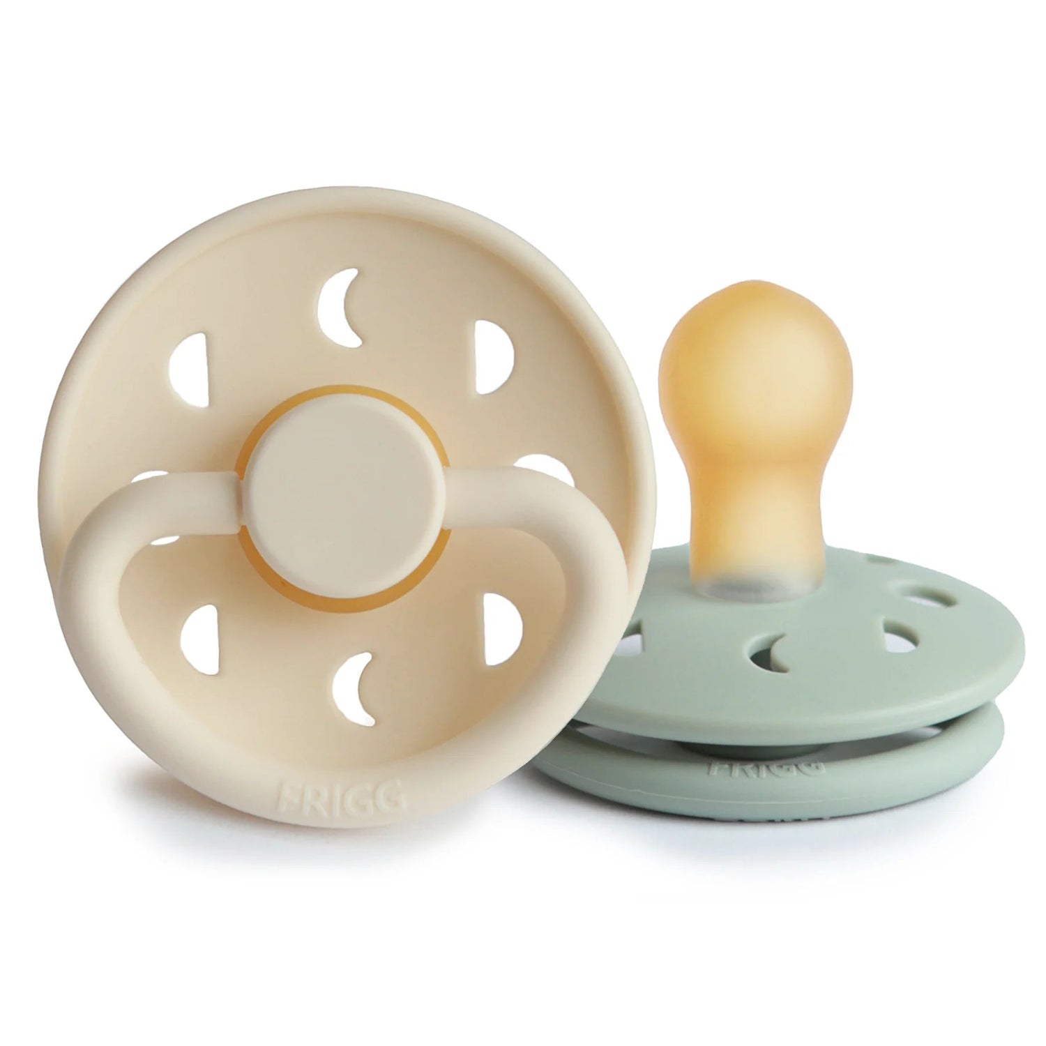 Moon Schnuller 2er Set - Cream/Sage - little something