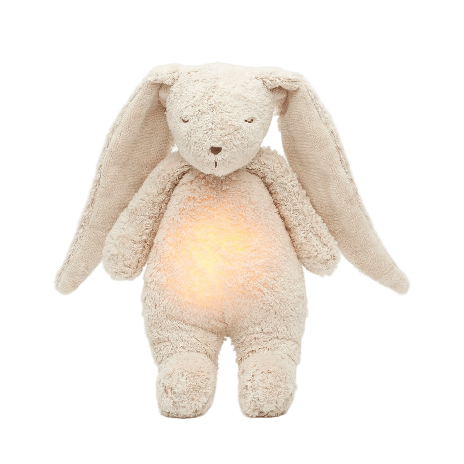 Moonie Hase 2.0 Organic Nachtlicht, Einschlafhilfe &amp; Kuscheltier - Sand natur - little something