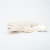 Moonie Robbe 2.0 Organic Nachtlicht, Einschlafhilfe & Kuscheltier - Polar - little something
