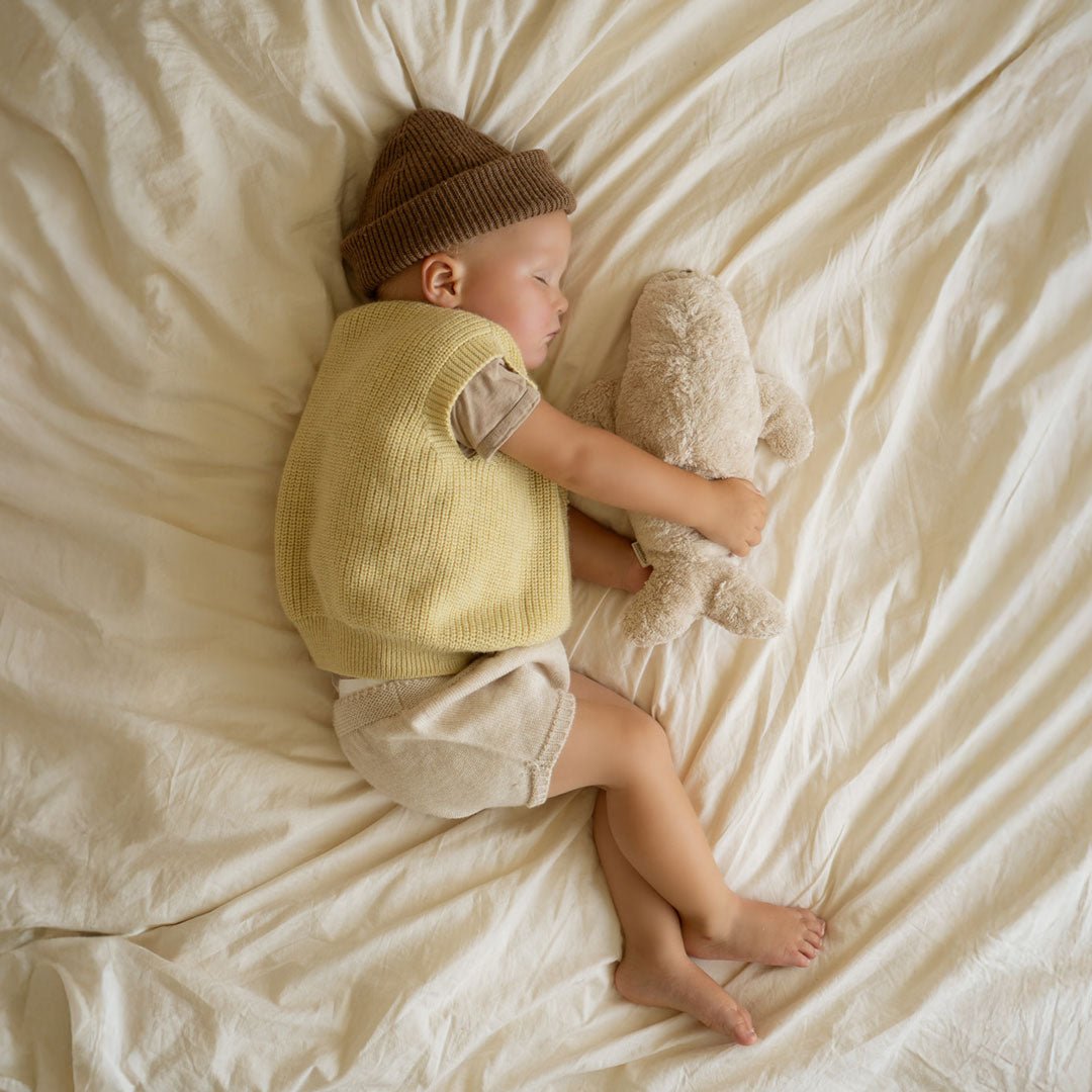 Moonie Robbe 2.0 Organic Nachtlicht, Einschlafhilfe &amp; Kuscheltier - Polar - little something