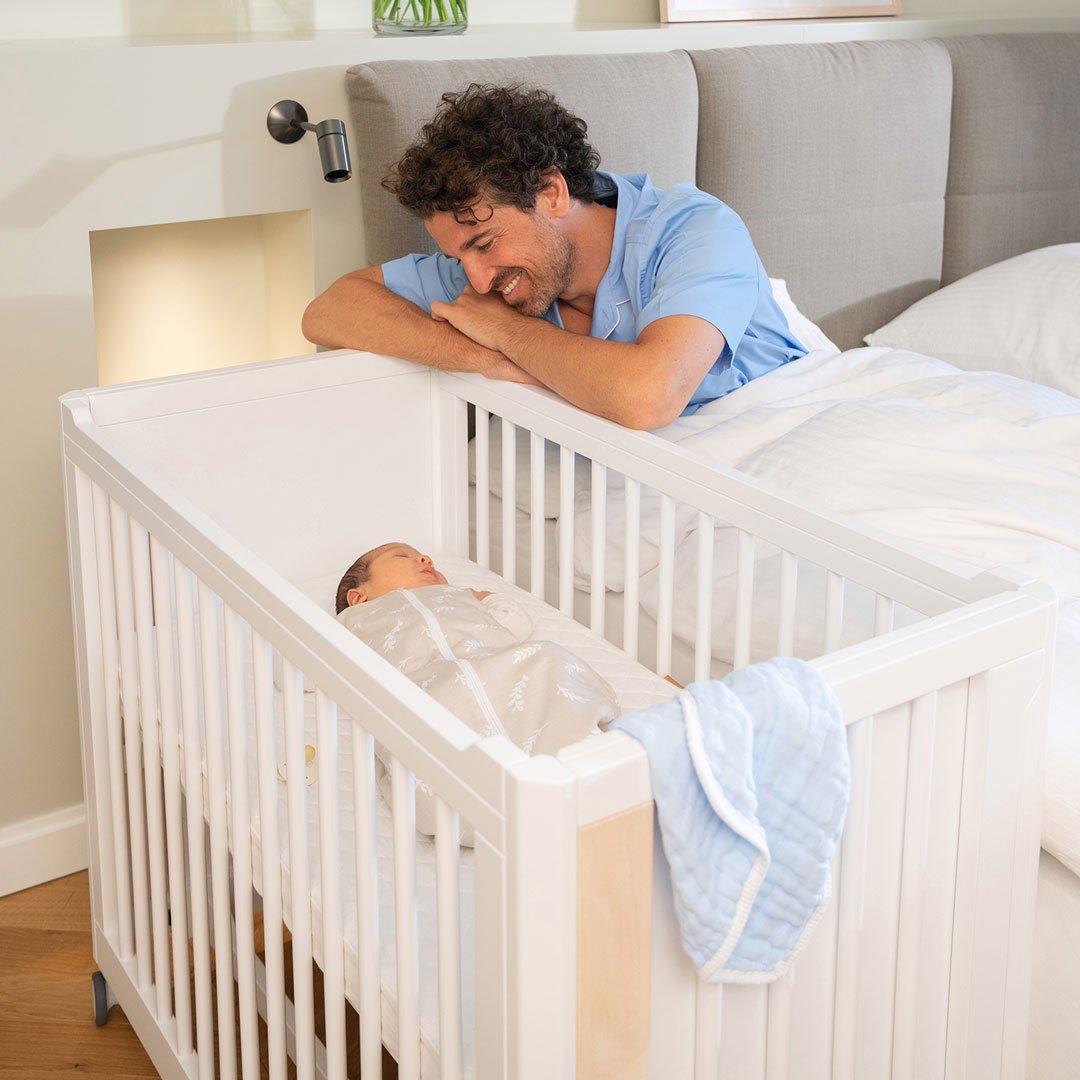MoveMi® Babybett + Laufstall (inkl. Umbaumset in ein Beistellbett) - little something
