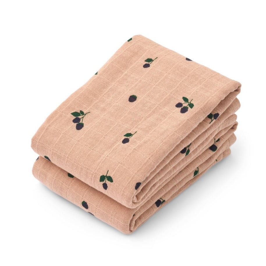 Mulltuch &quot;Lewis Berry&quot; Beeren 2er Set - little something