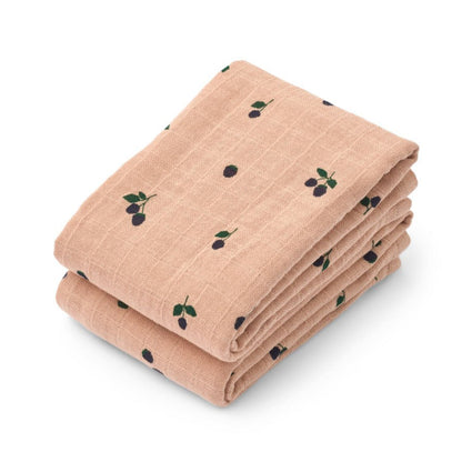Mulltuch &quot;Lewis Berry&quot; Beeren 2er Set - little something