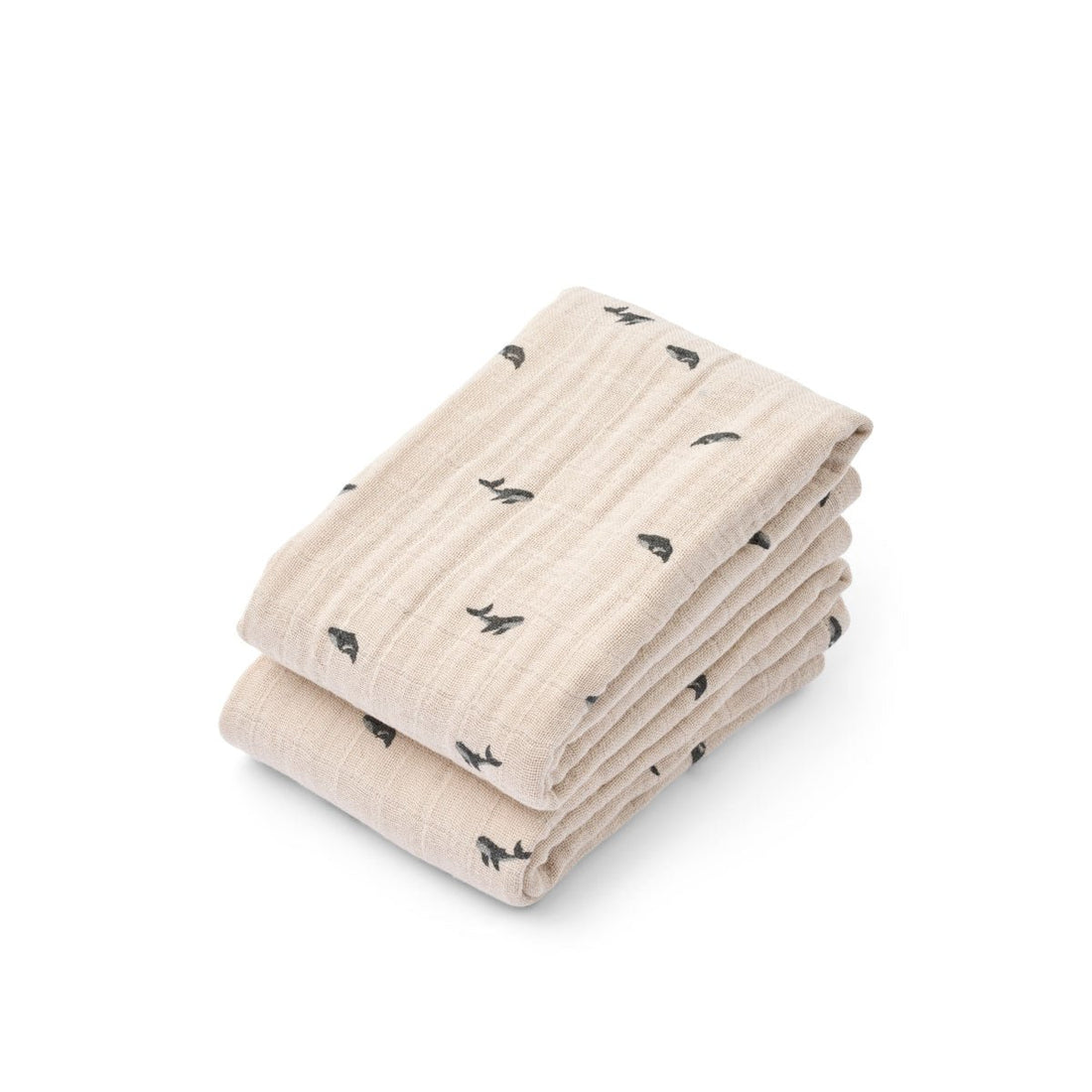 Mulltuch &quot;Lewis Mini Whale&quot; Wal 2er Set - little something