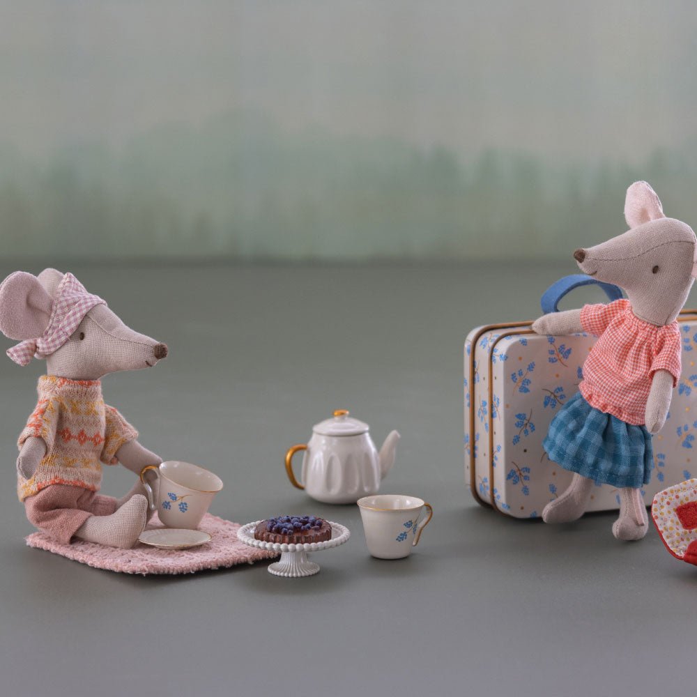 Nachmittags - Leckerbissen, Maus - Blau Madelaine - little something