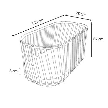 Offenes Juniorbett / Chaiselongue "LUGO" Erweiterungsset - little something