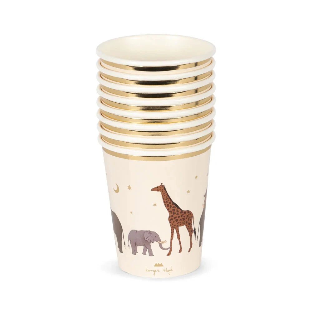 Pappbecher &quot;Safari&quot; 8er Set - little something