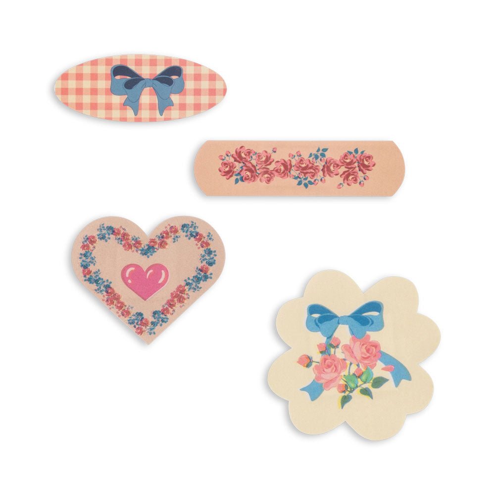 Pflaster &quot;Kiss And Comfort Bandages Eu&quot; - Pink Mix - little something