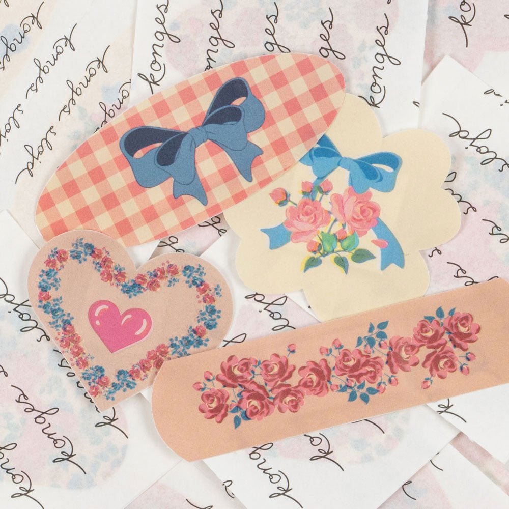 Pflaster &quot;Kiss And Comfort Bandages Eu&quot; - Pink Mix - little something