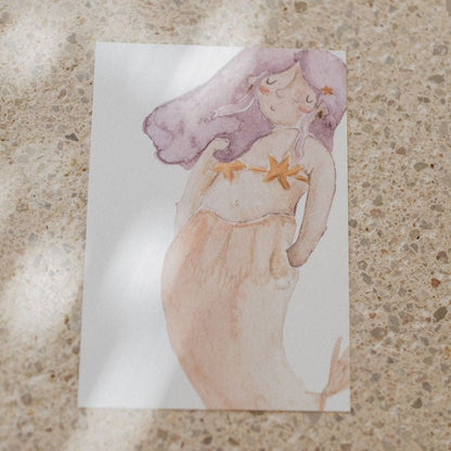 Postkarte Meerjungfrau „Mermaid&quot; - little something