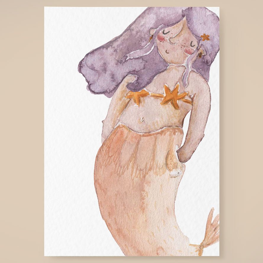 Postkarte Meerjungfrau „Mermaid&quot; - little something