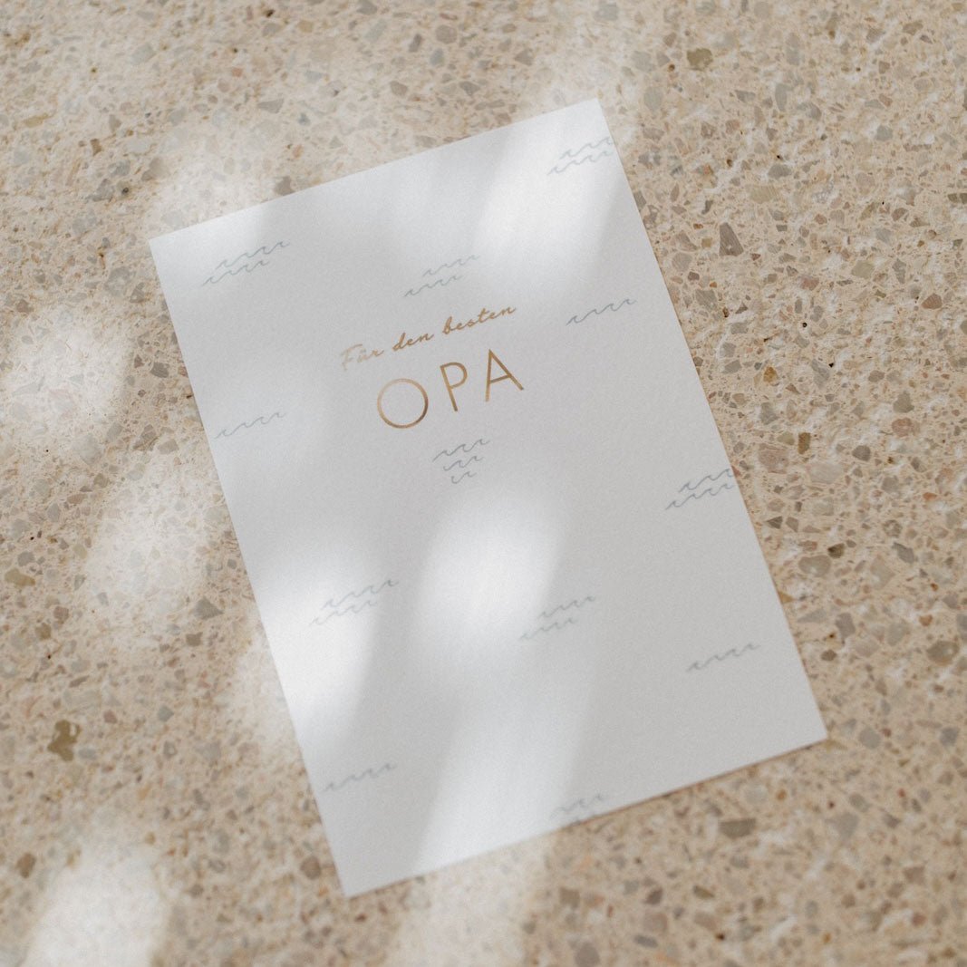 Postkarte „Opa&quot; - little something