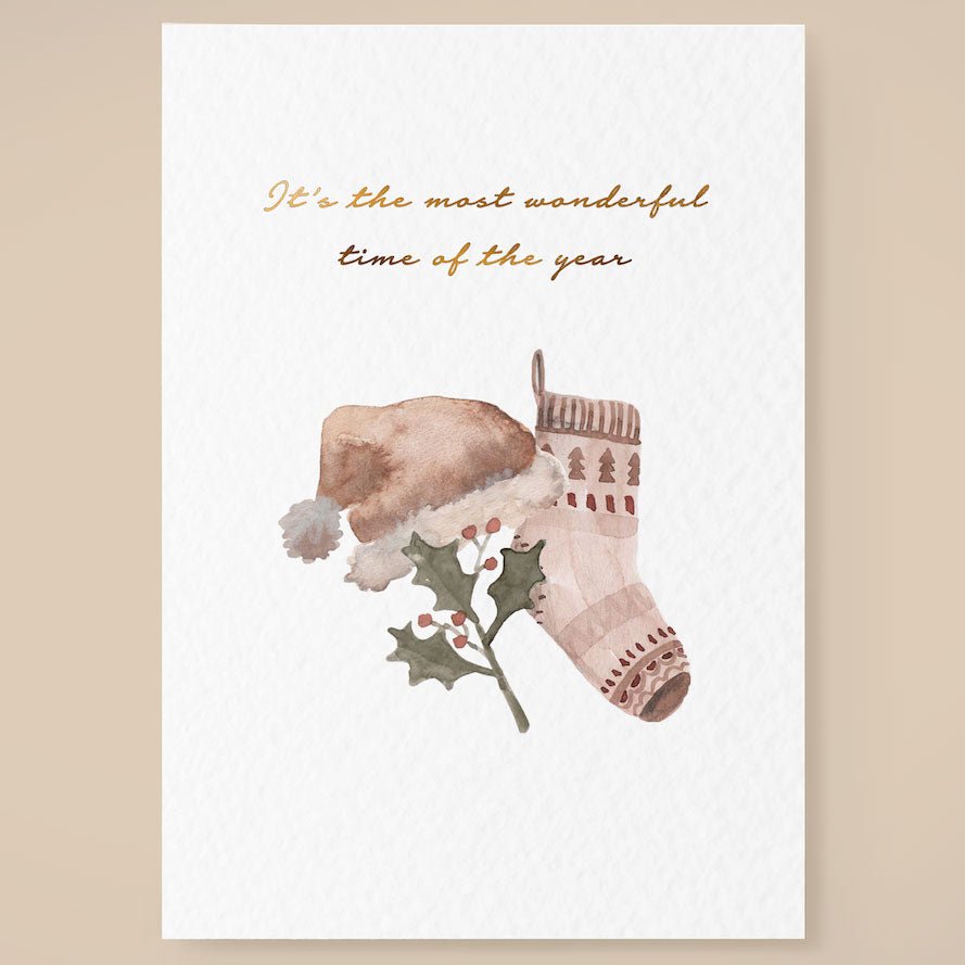 Postkarte Weihnachtsmotive &quot;most wonderful time&quot; - little something