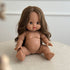 Puppe "Leopoldine" 34cm mit braunen langen Haaren - little something