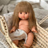 Puppe "Nina" 34cm mit blonden langen Haaren und Pony sowie blauen Augen - little something