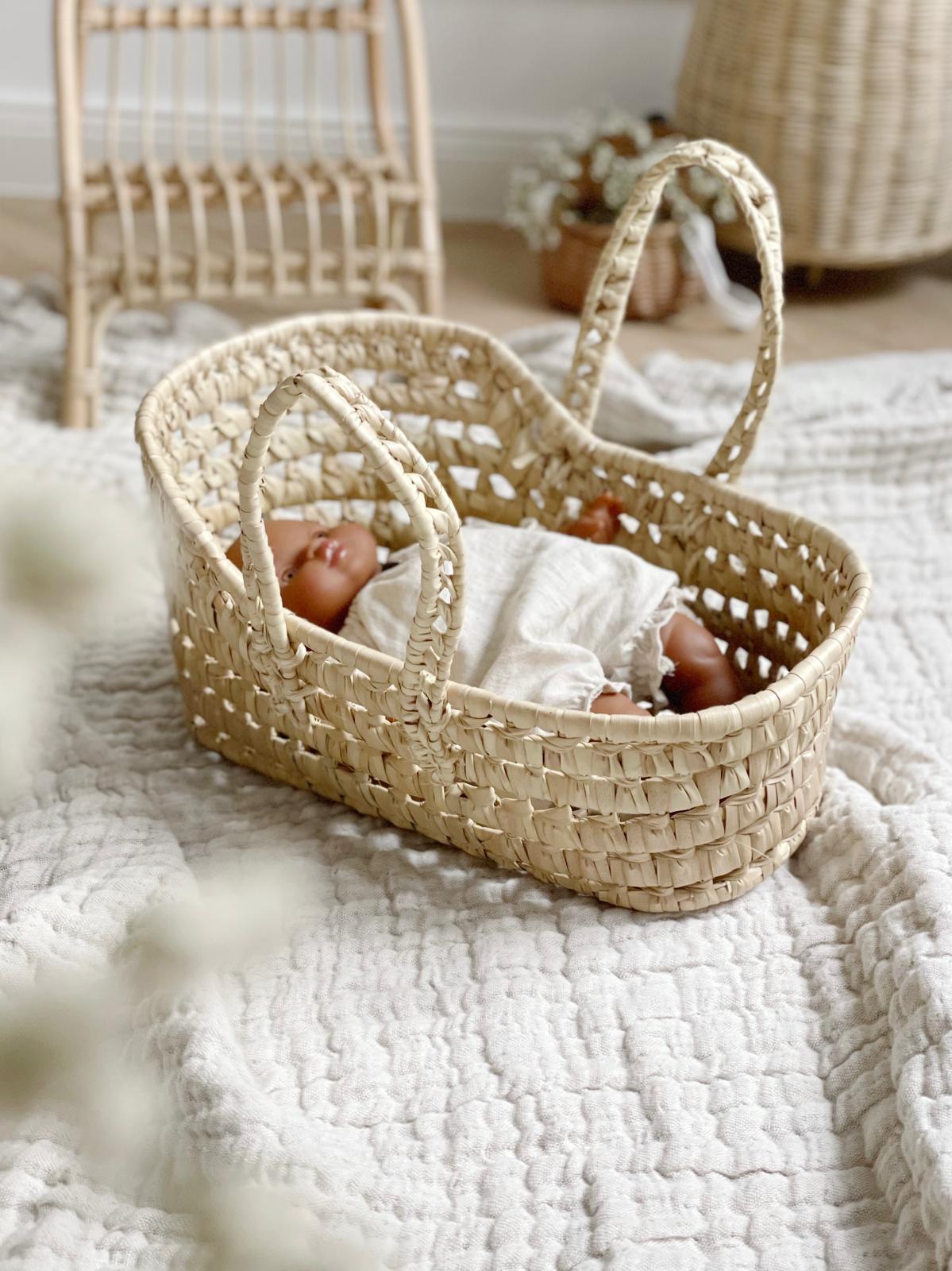 Puppenkorb MINI kleiner Moses Basket - little something