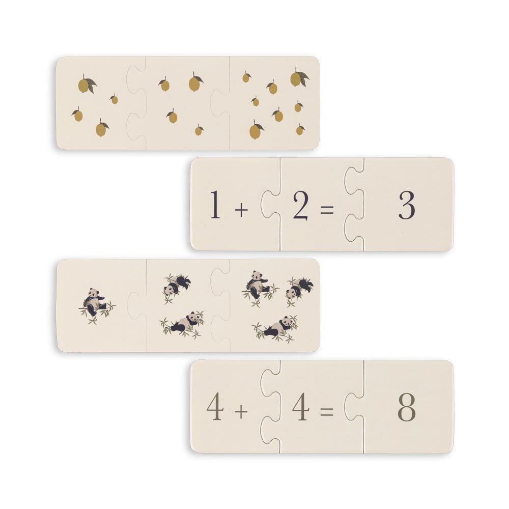 Puzzle mit Zahlen &quot;Cardboard Puzzle Math&quot; - little something