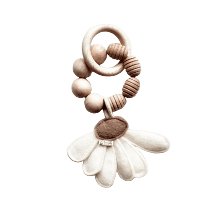 Rassel aus Holz - DAISY Blume - little something