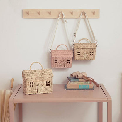 Rattan Casa Bag Rose - little something