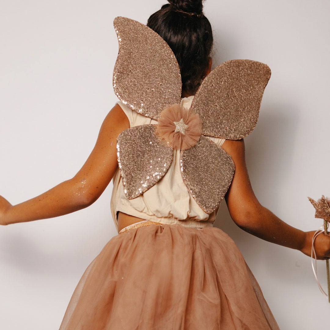 Rock Tutu &quot;Glitter Butterfly&quot; - Taupe - little something