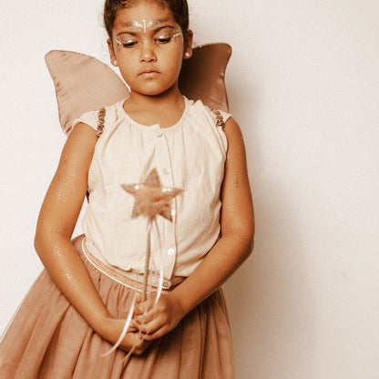 Rock Tutu &quot;Glitter Butterfly&quot; - Taupe - little something