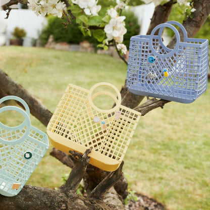 Samantha Basket mit Charms - dusty lavender - little something