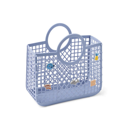 Samantha Basket mit Charms - dusty lavender - little something