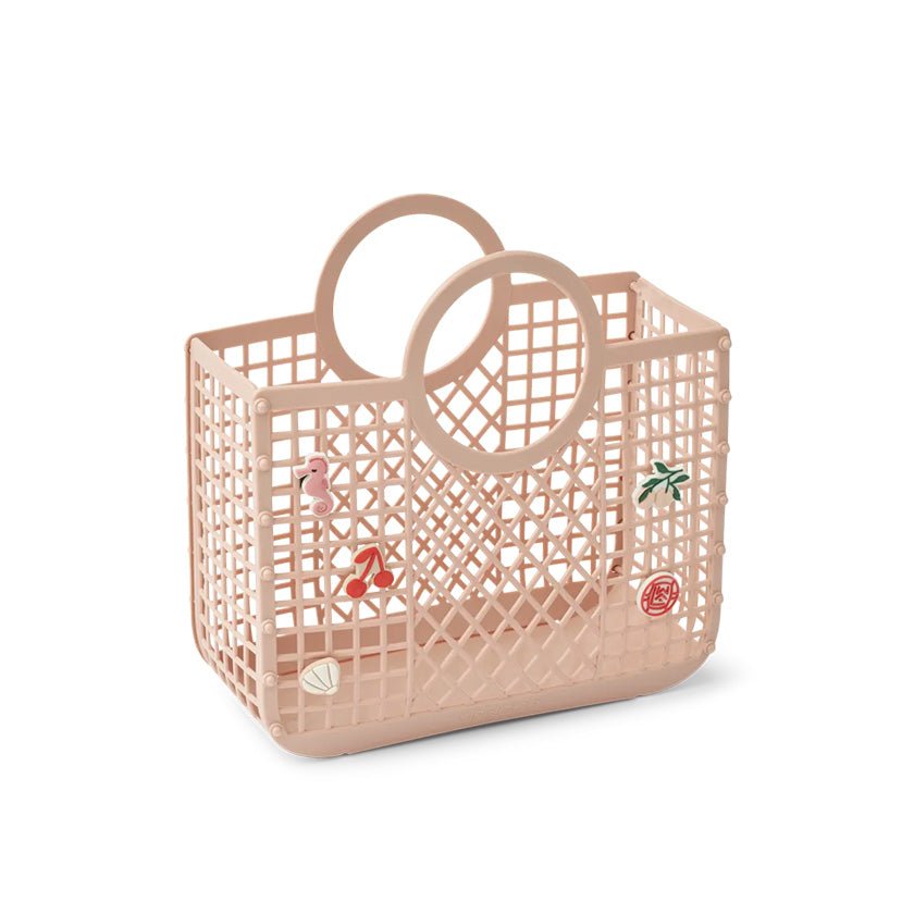 Samantha Basket mit Charms - rose - little something