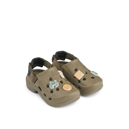 Sandalen inkl. Charms &quot;Milas Sandals&quot; - khaki/black - little something