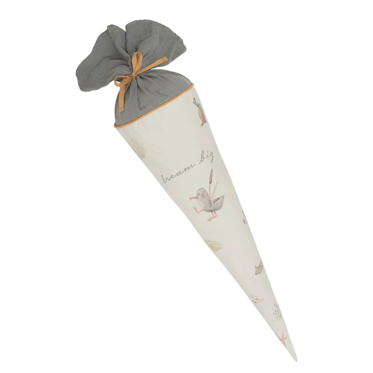 Schultüte aus Stoff "Seagull" Möwe inkl. Pappkegel und Füllkissen - little something