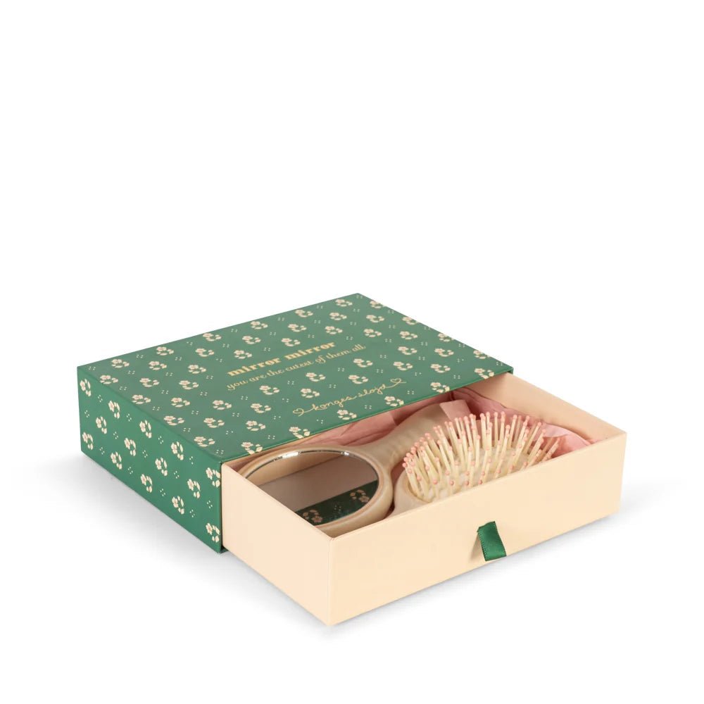 Schwan Haarbürste und Handspiegel "Swan Beauty Set" - little something