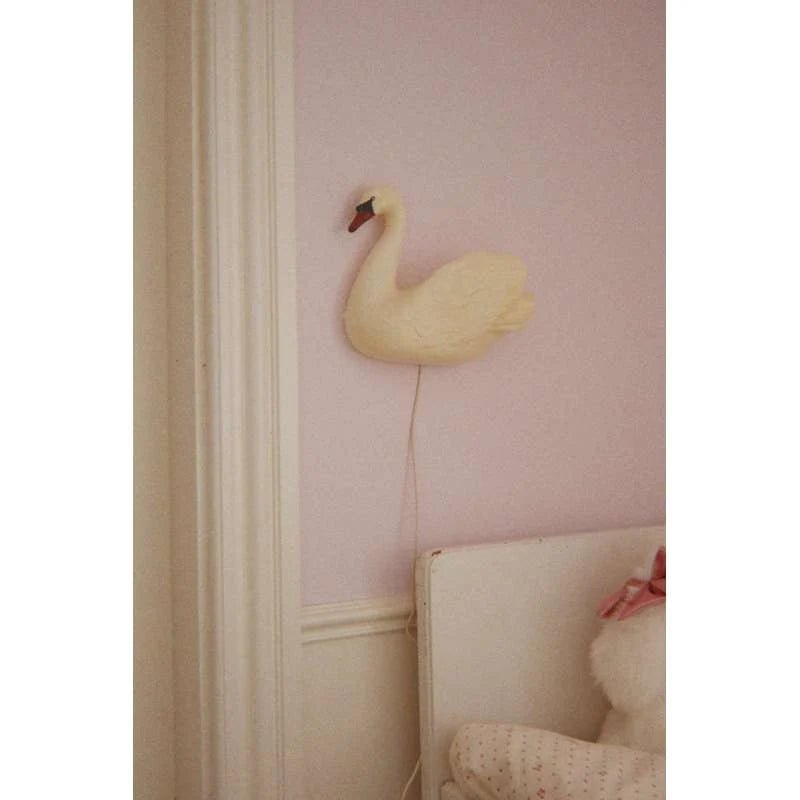 Schwan Wandlampe "Swan Wall Lamp" beige - little something