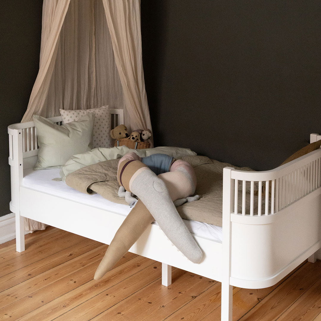 Sebra Bett, Junior &amp; Grow - Classic White - little something