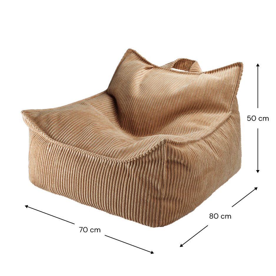 Sitzkissen Cord &quot;Beanbag Toffee&quot; - little something