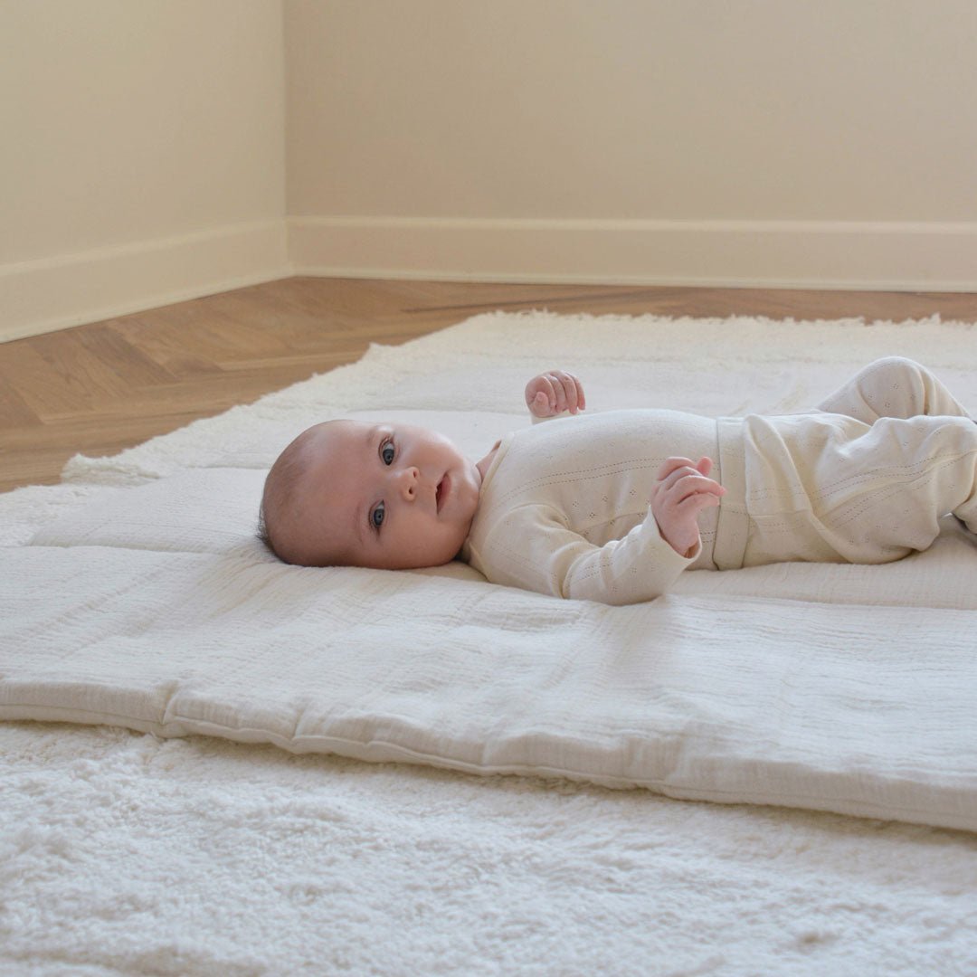 Spieldecke / Krabbeldecke - Light Sand - little something