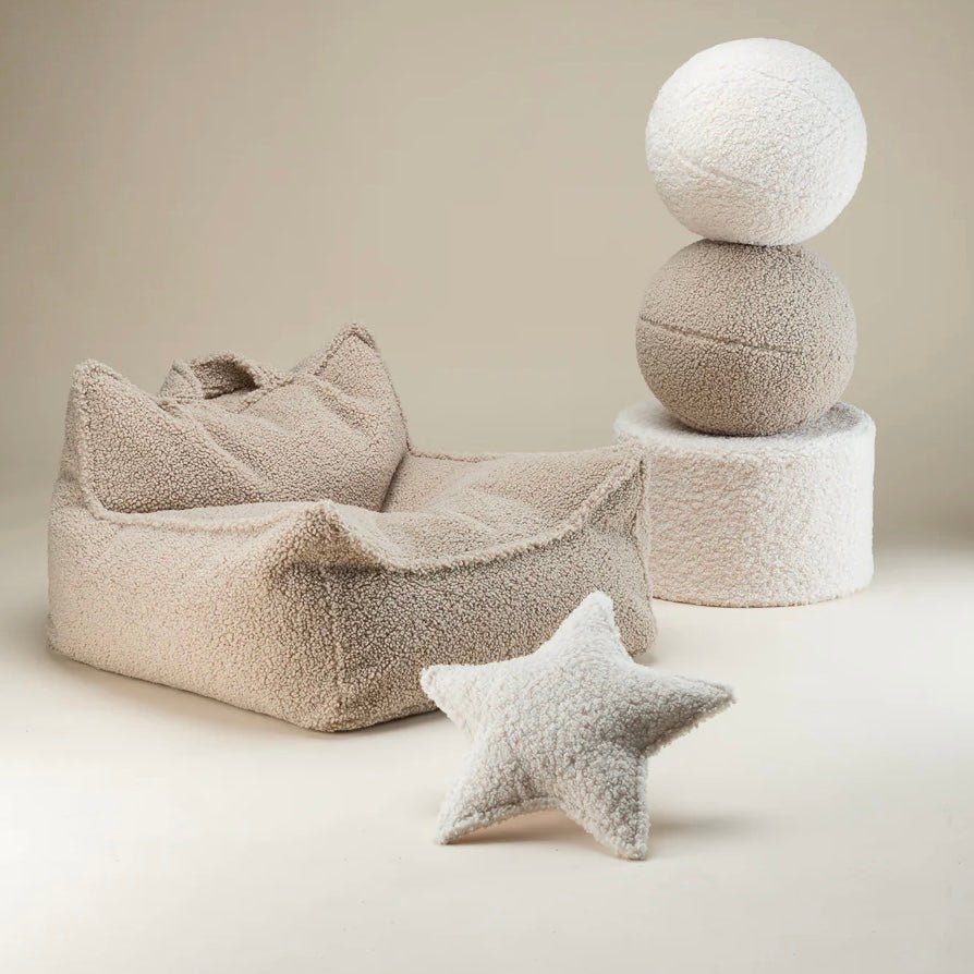 Sternkissen Teddy &quot;Cream White Star Cushion&quot; - little something