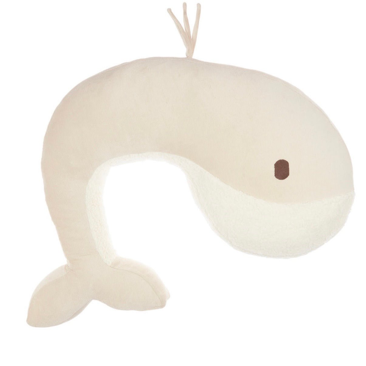 Stillkissen Wal "Whale Momo" aus Bio-Baumwolle - Sand - little something