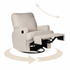 Stillsessel elektrisch - Swivel & Gliding Recliner 01 - Teddy Taupe - little something