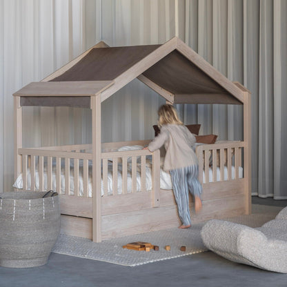 Stoffdach für Hausbett Juniorbett "Chalet" - little something