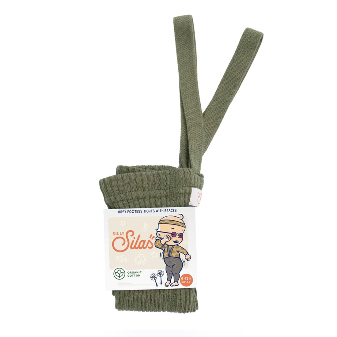 Strumpfhose Hippy Olive ohne Fuß - little something