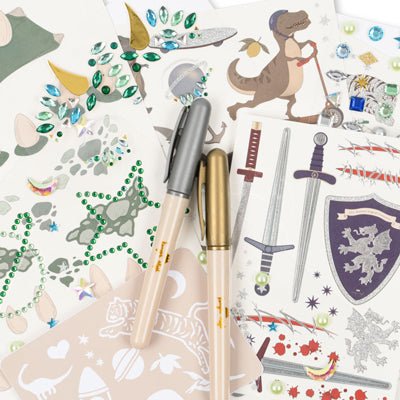 Tattoos, Glitzersteine und Tattoo Pen Set &quot;Stylist Set&quot; - Boy - little something