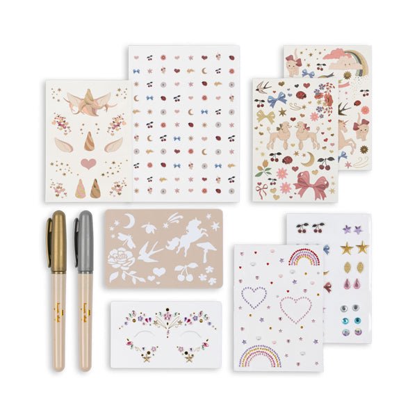 Tattoos, Glitzersteine und Tattoo Pen Set &quot;Stylist Set&quot; - Girl - little something