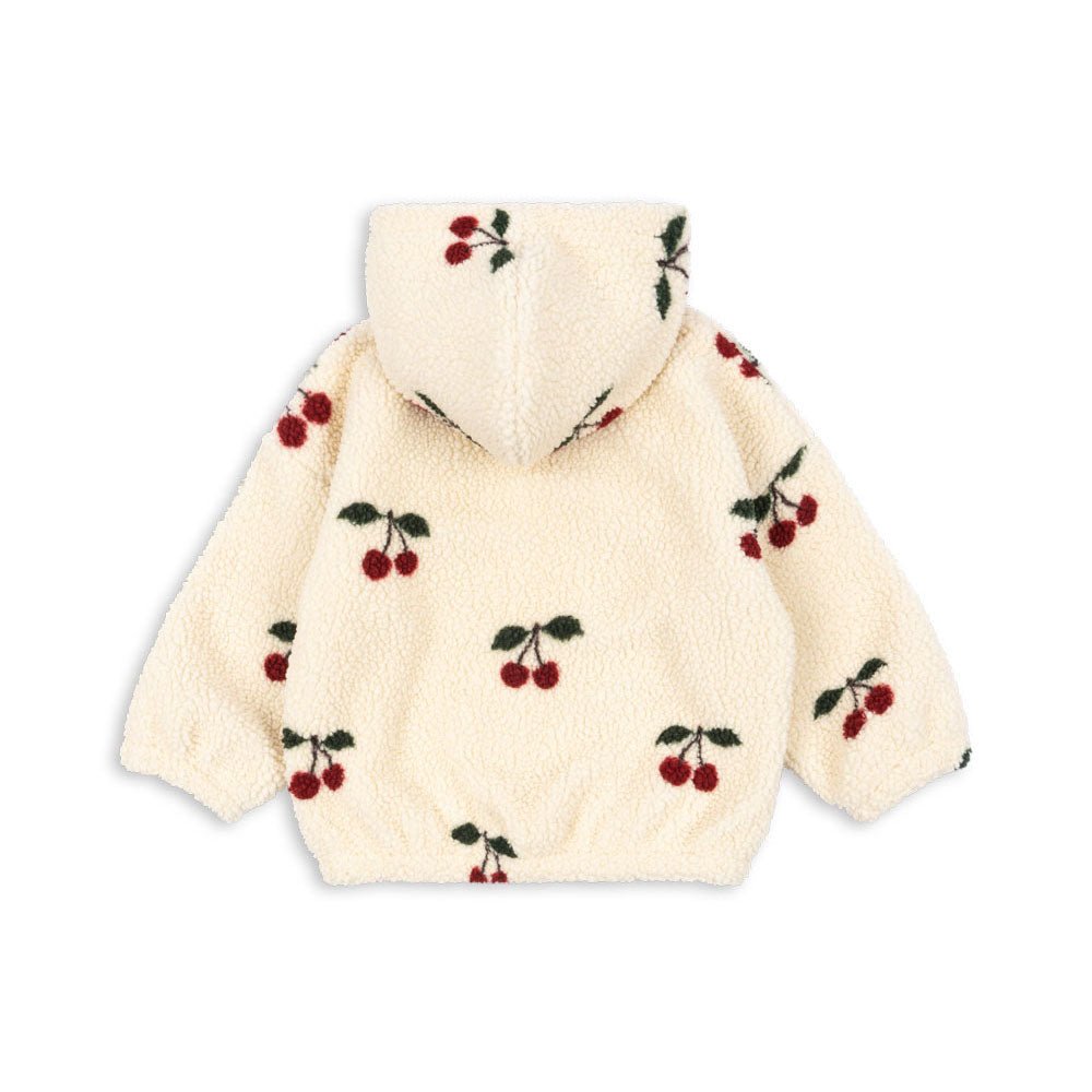 Teddyjacke mit Kapuze &quot;Jody&quot; - Ma Grande Cerise - little something