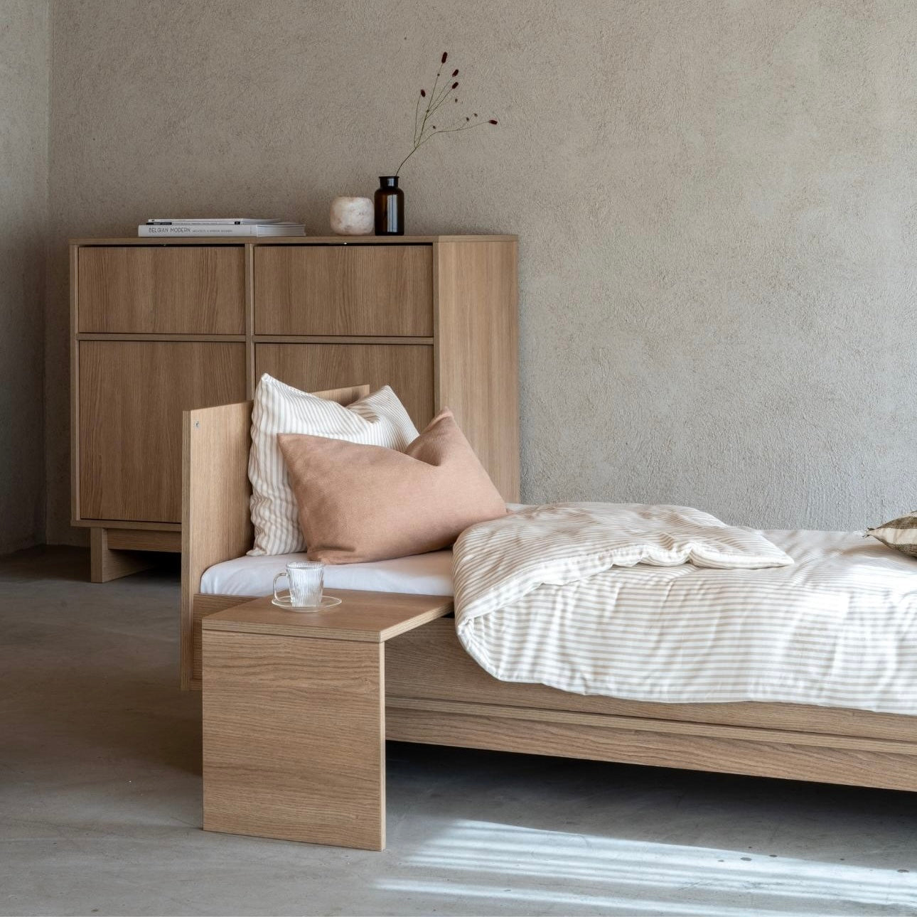 Umbauset "Junior Kit" Kyo - Honey Ash vom Babybett 120x70 oder 140x70cm zum Juniorbett 170x70cm inkl. Nachttisch - little something
