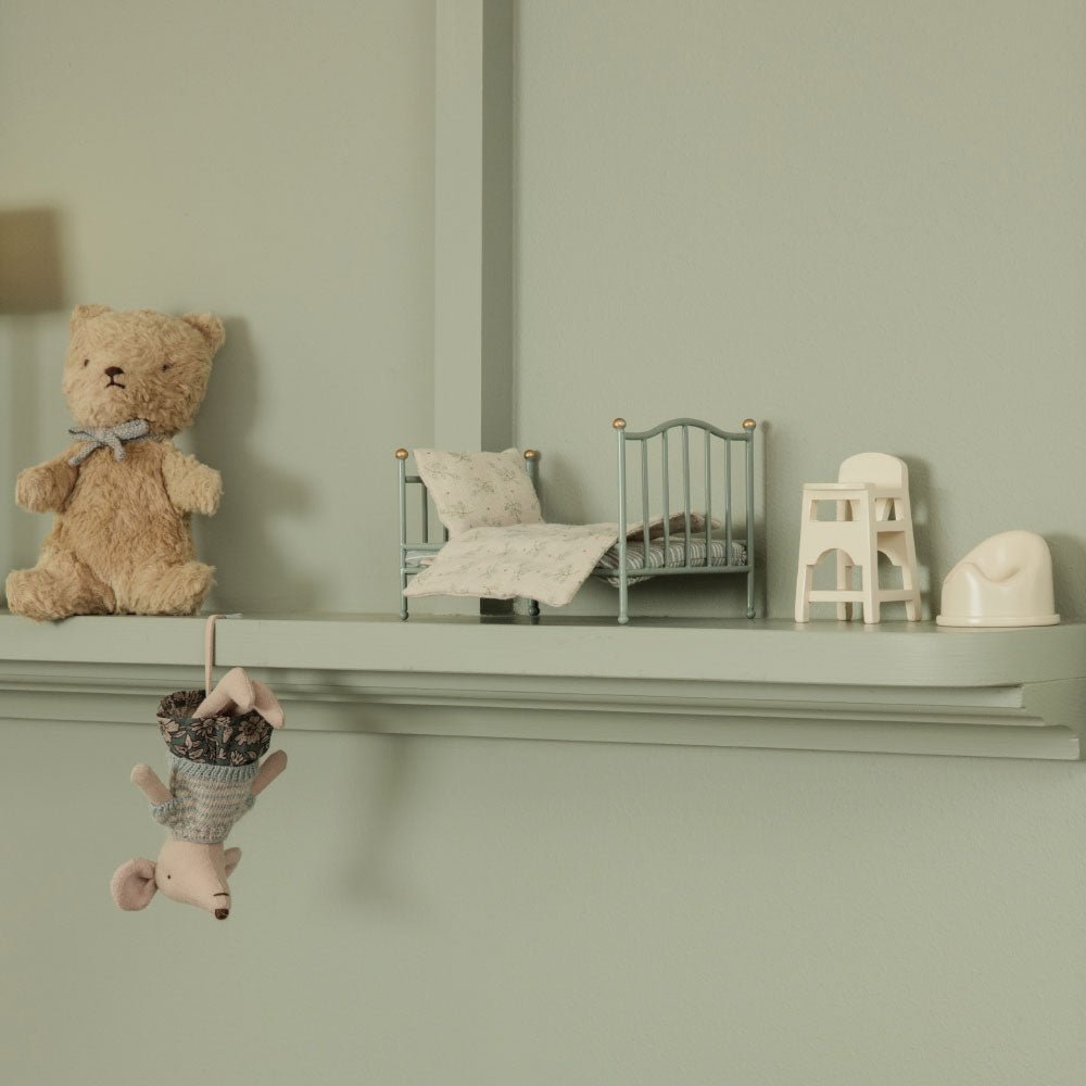 Vintage Bett, Maus - Mint - little something