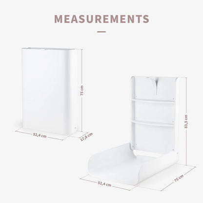 Wand - Wickeltisch - Classic White - little something