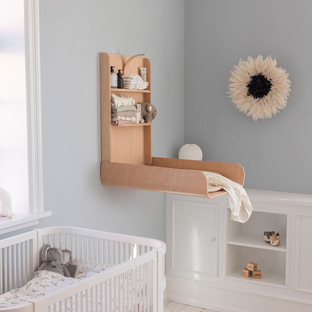 Wand - Wickeltisch - Wooden Edition - little something