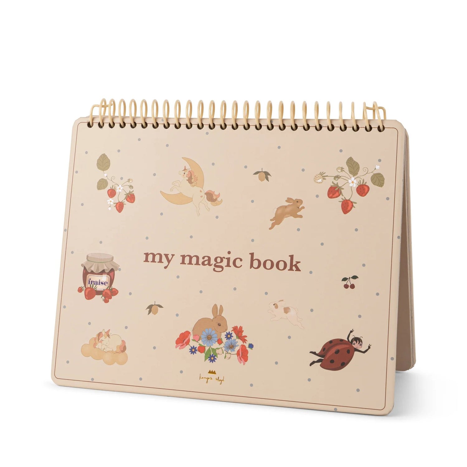 Wassermalbuch mit Wassertankstift &quot;Magic Book&quot; - Off White - little something