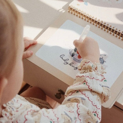 Wassermalbuch mit Wassertankstift &quot;Magic Book&quot; - Off White - little something