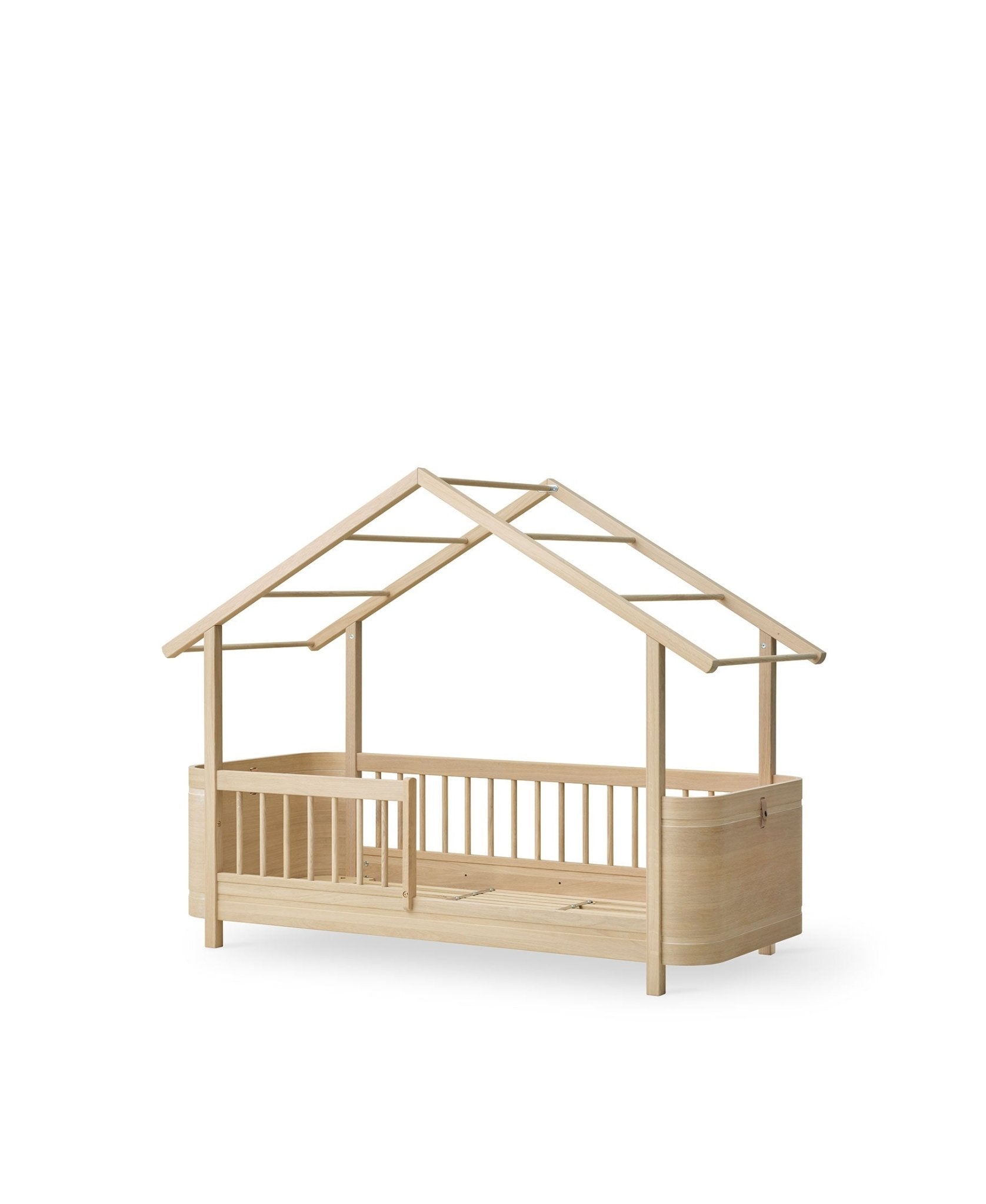 Wood Mini+ Hausbett 74x171 cm - Eiche - little something
